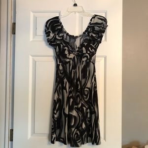 Black Pattern Dress
